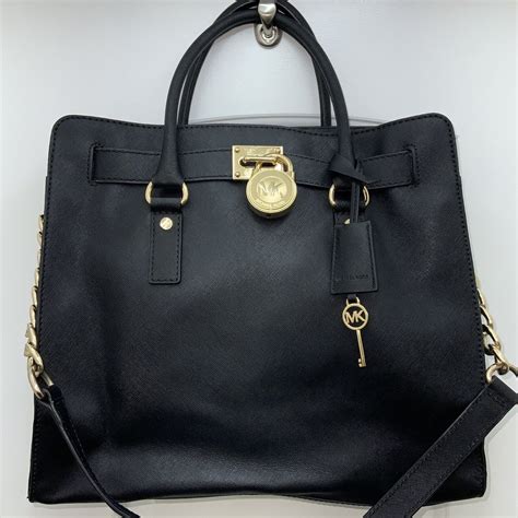 Michael Kors Large 6736968 Tote Bag W/key & Lock Cuban 